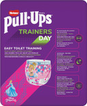 Huggies Pull-Ups, Trainers Day Nappy Pants for Girls - 2-4 Years, Size 6-7 Pull Up Nappies (40 Pants) - Essential Pull-Ups for Easy Toilet Training - Learn Wet From Dry