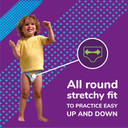Huggies Pull-Ups, Trainers Day Nappy Pants for Girls - 2-4 Years, Size 6-7 Pull Up Nappies (40 Pants) - Essential Pull-Ups for Easy Toilet Training - Learn Wet From Dry