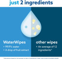 WaterWipes Original Baby Wipes, 720 Count (12 Packs), 99.9% Water-Based Wipes, Unscented, For Sensitive Skin, Packaging May Vary