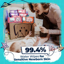 Mum & You Baby Wipes Multipack - 1,680 Biodegradable Wet Wipes (30 Packs) | 99.4% Water Wipes for Sensitive Newborn Skin | Baby Wipes Bulk, Bum Wipes, Wet Tissue, Eco-Friendly wet wipes baby