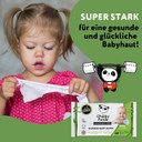 The Cheeky Panda, Bamboo Baby Wipes,White, Unscented,64 counts (Pack of 24)