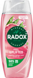 Radox Mineral Therapy Feel Uplifted Shower Gel Body Wash with a grapefruit & ginger fragrance for an uplifting experience 225 ml