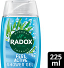 Radox Mineral Therapy Feel Active shower gel, 225ml