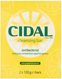CIDAL Antibacterial Soap with Grapefruit Extract - 2 x 100g Bars