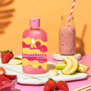 Bubble T Cosmetics Banana & Strawberry Smoothie Bath & Shower Gel, Packed with Fruity Extracts to Nourish & Hydrate Skin, 500ml