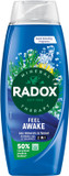 Radox Mineral Therapy Feel Awake 2-in-1 Body Wash & Shampoo Shower Gel with a sea mineral & fennel fragrance for a refreshing experience 450 ml