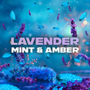 Lynx Fine Fragrance Collection Blue Lavender Premium Body Wash Body Cleanser shower gel with a lavender, mint & amber scent for 12 hours of freshness 400 ml
