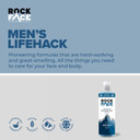 Rock Face Shower Gel - Refined All In One Body Wash for Men, 410ml, Sandalwood & Cedar Scent, Suitable for Hair and Body, Long Lasting Fragrance