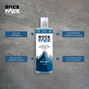 Rock Face Shower Gel - Refined All In One Body Wash for Men, 410ml, Sandalwood & Cedar Scent, Suitable for Hair and Body, Long Lasting Fragrance