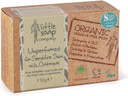 Little Soap Company Sensitive Unperfumed Soap Bar - Vegan, Cruelty Free, No SLS or Parabens, Unperfumed with English Oatmeal | Natural, & Organic Body & Hand Soap Bar(110g)
