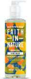 Faith In Nature Natural Grapefruit and Orange Liquid Hand Wash, Energising, Vegan and Cruelty Free, No SLS or Parabens, 400 ml