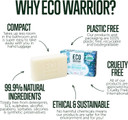Eco Warrior All Over Body Soap Bar - Vegan, Cruelty Free, No SLS or Parabens, Deeply Nourishing Shea Butter, Body and Hand Soap Bar, Little Soap Company, 100 g