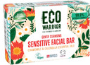 Eco Warrior Sensitive Facial Bar Soap | Vegan, Cruelty-Free, No SLS or Parabens, Eco Friendly - Gently Cleansing Natural Soap Bar Made with Castile Olive, Chamomile & Calendula Essential Oils, 100g