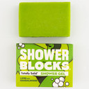 Shower Blocks - Lime & Sandalwood Solid Shower Gel | Plastic, Cruelty and Paraben Free | Vegan | Moisturising Body Soap For The Shower