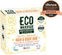 Eco Warrior Baby & Child Edit Gently Cleansing Hair & Body Bar (50g) | Hair Shampoo and Body Bar Soap (2 in 1) | Orange Blossom Scent | Gentle, Eco Friendly, Vegan, Cruelty Free