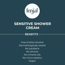 Fenjal Sensitive Body Shower Crème, Velvelty Smooth Skin, Aloe Vera, Cleanse & Condition, 200 ml