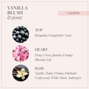 Grace Cole Vanilla Blush & Peony Hand Wash 300ml - Moisturising Liquid Soap Essential Oils - Vegan and Cruelty Free, No SLS or Parabens - Made In England