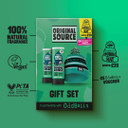 Original Source x Oddballs Gift Set, Mint & Tea Tree Shower Gel, Oddballs Bobble Hat, Gifts for Men, Birthday Gift, 100 Percent Natural Fragrance, Vegan, Cruelty Free