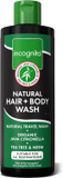 Incognito Java Citronella Hair Body Wash 200ml - Insect and Mosquito Repellent - Nourishes and Promotes Healthy Strong Hair and Skin - Reduces Dandruff Head Lice - Suitable For Both Men and Women