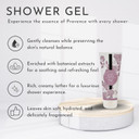 Durance Les Eternelles Natural Shower Gel For Women (200ml) Rose Petal Fragrance - Womens Body Wash | Nourishes, Gently Cleanses, Hydrates & Softens Skin