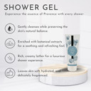 Durance Les Eternelles Natural Shower Gel For Women (200ml) Cotton Musk Fragrance - Womens Body Wash | Nourishes, Gently Cleanses, Hydrates & Softens Skin