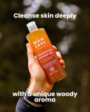 ManCave Cedarwood Shower Gel for Men, Fresh Woody Aroma with Eucalyptus and Pine Needle, Sulphate and Paraben Free, Natural, Vegan, Cruelty Free, 500 ml