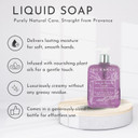 Durance Liquid Marseille Soap With Lavender Essential Oil 300ml - Paraben Free Hand Wash - Vegan Friendly - Gently Cleanses & Nourishes