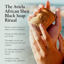 Aviela African Black Soap Bar, Contains Shea Butter, Clears & Exfoliates Skin, Vegan & Cruelty Free, 100% Natural Unrefined African Shea Butter Face & Body Soap, 120g Aviela African Black Soap Bar, Contains Shea Butter, Clears & Exfoliates Skin, Vegan & Cruelty Free, 100% Natural Unrefined African Shea Butter Face & Body Soap, 120g