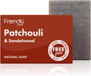 Friendly Soap Natural Handmade Patchouli and Sandalwood Soap (Case of 6)