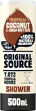 Original Source Vanilla Milk and Raspberry Shower Gel, 100 Percent Natural Fragrance, Vegan, Cruelty Free, Paraben Free, Bulk Buy, Pack of 6 x 500 ml