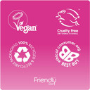 Friendly Soap - Naked & Natural Lavender & Geranium Shampoo Bar (7 x 95g), Nourishing, Moisturising, Healthy Shine, Plant-Based, Cruelty-Free, Made By Hand, No SLS or Parabens, Sustainable, Recyclable