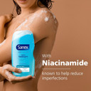 Sanex Skin Therapy Shower Gel 450ml | acne body wash that helps reduce sebum | for combination, oily and acne-prone skin | amino acid complex with niacinamide | supports skins barrier