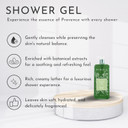 Durance Olive Oil Marseille Shower Gel 750ml - Body Wash With Almond & Olive Oils - Gently Cleanses, Hydrates & Softens Skin - Vegan Friendly