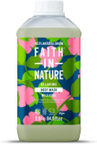 Faith In Nature Natural Wild Rose Body Wash, Balacing Shower Gel, Vegan & Cruelty Free, No SLS or Parabens, 2.5L Refill