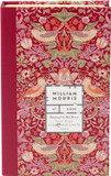 William Morris At Home Guest Soaps 4 x 50 g, Citrus Fragrance, Travel Size, Vegan Friendly and Cruelty Free, Beauty Gift For Her, Bergamot & Vetiver Golden Lily Collection