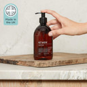 Kit & Kin Eco Hand Wash 3 Bottles + 3 Refills | Lime & Aloe Vera Hand Soap | Plant-Based & Vegan | 100% Naturally Derived | No Harsh Chemicals | Kills 99.9% of Harmful Bacteria | Made in UK