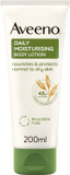 Aveeno Daily Moisturising Body Lotion (1x 200ml), Hydrating Lotion Enriched with Nourishing Colloidal Oatmeal, Gentle Body Moisturiser Suitable for Sensitive and Dry Skin