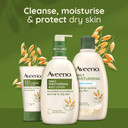 Aveeno Daily Moisturising Body Lotion (1x 200ml), Hydrating Lotion Enriched with Nourishing Colloidal Oatmeal, Gentle Body Moisturiser Suitable for Sensitive and Dry Skin