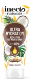 INECTO Natural Ultra Hydration Body Lotion 250ml, 100% Natural Coconut Oil, Made in UK, Vegan Formula, Ultra Hydration for Dry Skin