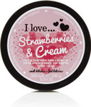 I Love Originals Strawberries & Cream Body Butter, Made With 87% Naturally Derived Ingredients Including Shea Butter & Coconut Oil For Soft & Hydrated Skin, Vegan-Friendly - 200ml