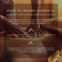 Absolute Aromas | Rosemary Hair & Body Oil  Hair Growth & Skin Moisturizing Treatment with Rosemary Essential Oil, Castor, Sunflower & Almond Oils, 100ml