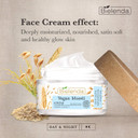 Bielenda Vegan Muesli - Effect Deeply Moisturized, Nourished, Satin Soft And Healthy Glow Skin - Vegan Muesli Moisturizing Cream Oats + Wheat + Coconut Milk - 50 ml