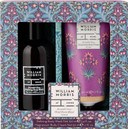 William Morris At Home Body Wash 100ml, Magnesium Cream 50ml, Soft Skin Moisturiser, Sleep Inducing Fragrance, Travel Size, Cruelty and Vegan Friendly, Beauty Gift For Her