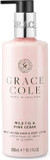 Grace Cole White Nectarine & Pear Fragrance Cleansing Hand & Body Lotion 300ml - Essential Oils - Vegan and Cruelty Free, No SLS or Parabens - Made In England