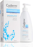 Cuderm Cream 500ml Alcohol Free Moisturiser for Dry Skin & Eczema | Colloidal Oatmeal | Hypoallergenic | Vegan | Unscented | Steroid Free | Paraben Free | SLS Free | Cruelty Free