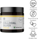 Nature's Greatest Secret All Natural Antibacterial Cream with 81% Premium Quality Colloidal Silver 100g
