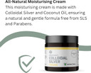 Nature's Greatest Secret All Natural Antibacterial Cream with 81% Premium Quality Colloidal Silver 100g