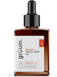 grüum Prickly Pear Oil 30 ml - 100% Natural Hydrating Prickly Pear Seed Oil for Face - Reduces Dark Spots & Dark Circles, Boosts Collagen & Elasticity with Vitamin K, Vitamin E & Fatty Acids