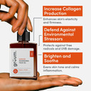grüum Prickly Pear Oil 30 ml - 100% Natural Hydrating Prickly Pear Seed Oil for Face - Reduces Dark Spots & Dark Circles, Boosts Collagen & Elasticity with Vitamin K, Vitamin E & Fatty Acids