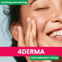 EUSPHERA - 4DERMA - Soothing Cream for Eczema with Hemp Extract - Natural Itch Relief Cream for Psoriasis, Eczema, Dry Skin, Dermatitis 50ml